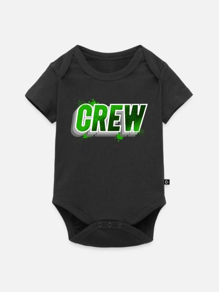 Crew - Baby Premium Kurzarmbody - Schwarz