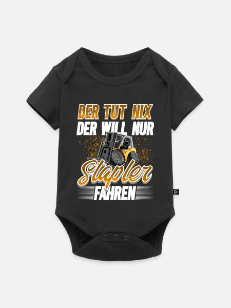 Staplerfahrer Lagerist - Baby Premium Kurzarmbody - Schwarz