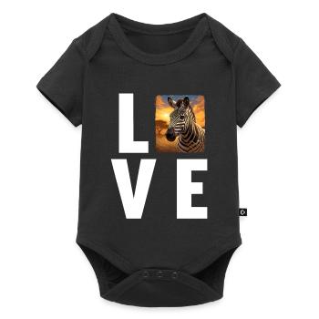 Zebras Zebra - Baby Premium short-sleeve bodysuit - black - Front