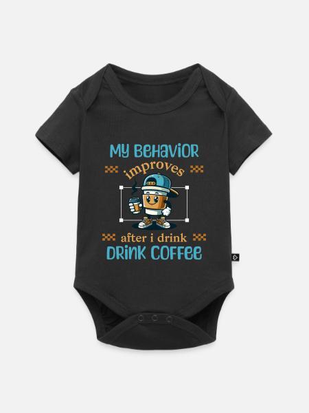 Proud ABA Therapeutin mit Herz - Baby Premium Kurzarmbody - Schwarz