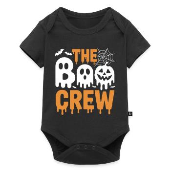 The Boo Crew Halloween Tee - Baby Premium short-sleeve bodysuit - black - Front