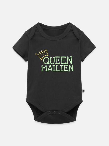 Mailien - Baby Premium Kurzarmbody - Schwarz