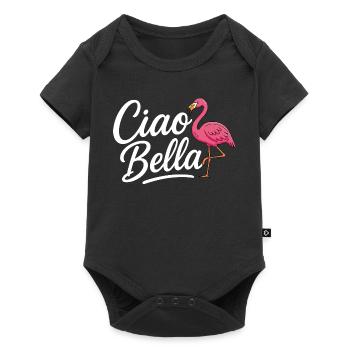 Ciao Bella - Baby Premium short-sleeve bodysuit - black - Front