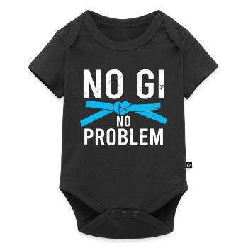 MMA BJJ jiu jitsu Vintage Brazilian Jiu Jitsu - Baby Premium short-sleeve bodysuit - black - Front