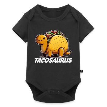 Tacosaurus Cartoon Délice - Body à manches courtes Premium Bébé - noir - Devant