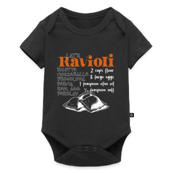 Raviolis - La recette - Body à manches courtes Premium Bébé - noir - Devant