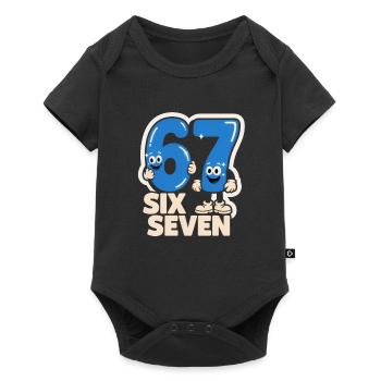 67 Six Seven 6 7 - Funny Italian - Baby Premium short-sleeve bodysuit - black - Front