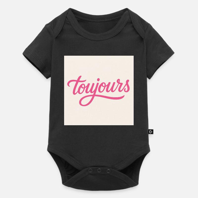 Toujours Pink Script - Baby Premium short-sleeve bodysuit - black
