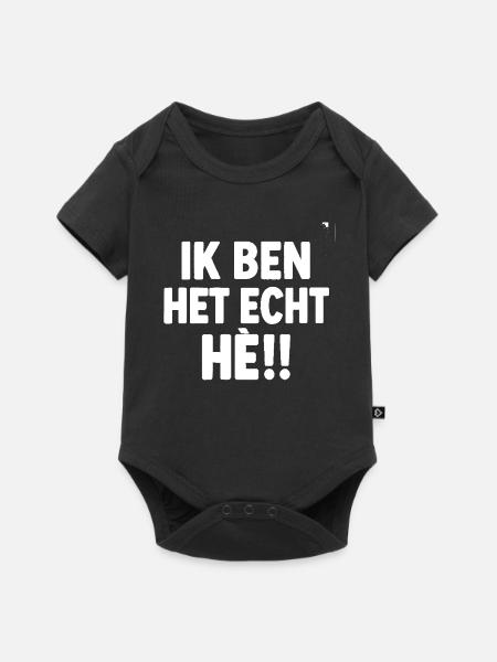 Ich bin es wirklich!! - Baby Premium Kurzarmbody - Schwarz