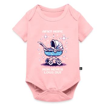 L’AFK ? Maman ne se déconnecte jamais | Gamer Maman, Parents - Body à manches courtes Premium Bébé - rose - Devant