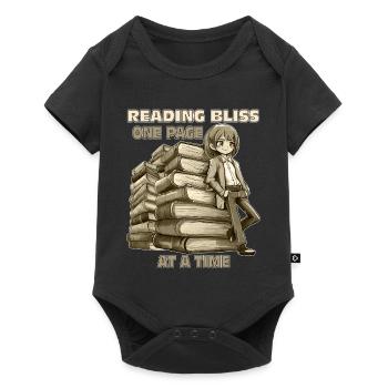 BOOKS READING BLISS ONE PAGE AT A TIME - Baby Premium short-sleeve bodysuit - black - Front