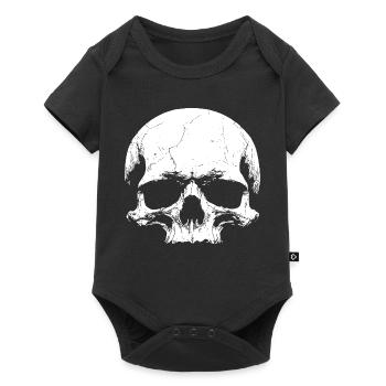 Skull - Baby Premium short-sleeve bodysuit - black - Front