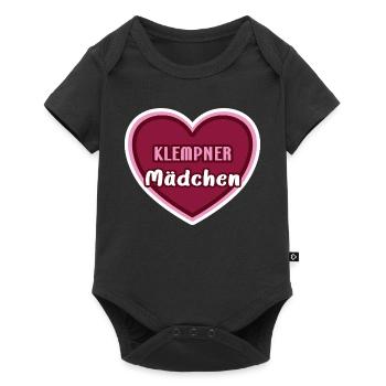 Plombier Fille Filles Plombier Plombier Stagiaire en plomberie - Body à manches courtes Premium Bébé - noir - Devant
