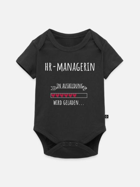 HR-Managerin Student Beruf Ausbildung Personal - Baby Premium Kurzarmbody - Schwarz