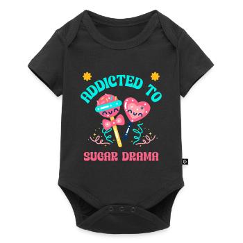 Candy Lover Fashion Sugar Junkie Vibes - Baby Premium short-sleeve bodysuit - black - Front