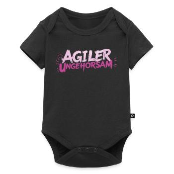 Agile disobedience - Baby Premium short-sleeve bodysuit - black - Front