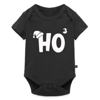 HO³ Christmas Formula - Baby Premium Kurzarmbody - Schwarz - Vorne