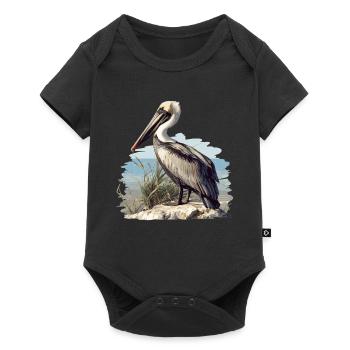 Pelicans Pelican - Baby Premium short-sleeve bodysuit - black - Front