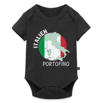 Portofino - Baby Premium short-sleeve bodysuit - black - Front