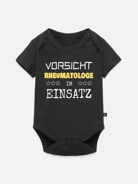 Berufung Rheumatologe - Baby Premium Kurzarmbody - Schwarz