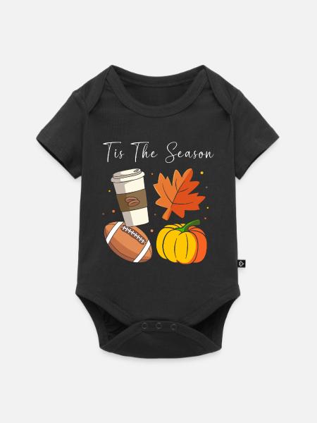 Thanksgiving Mama Mutter Oma Großmutter - Baby Premium Kurzarmbody - Schwarz