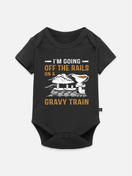 Thanksgiving Mama Mutter Oma Großmutter - Baby Premium Kurzarmbody - Schwarz