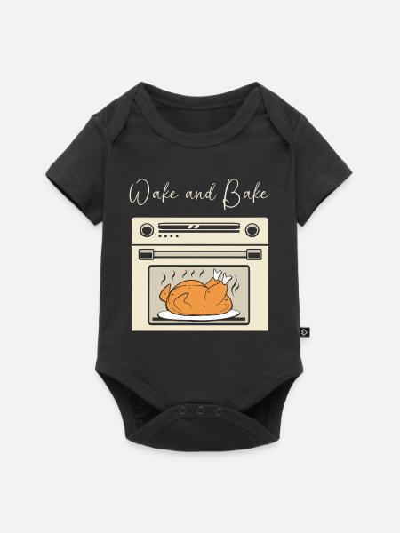 Thanksgiving Mama Mutter Oma Großmutter - Baby Premium Kurzarmbody - Schwarz