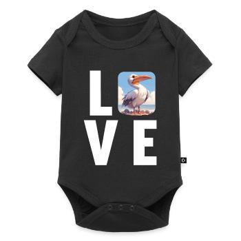 Pelicans Pelican - Baby Premium short-sleeve bodysuit - black - Front