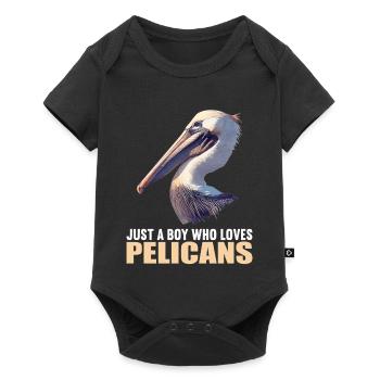 Pelicans Pelican - Baby Premium short-sleeve bodysuit - black - Front