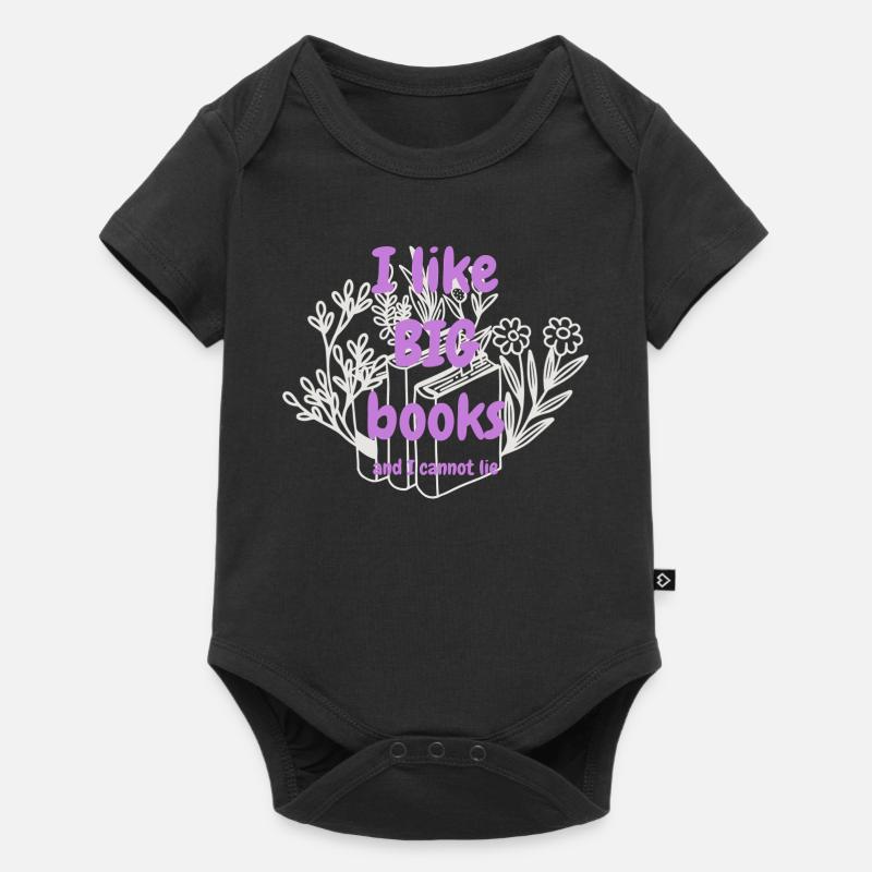 I Like Big Books And I Cannot Lie - 📚😂 statement - Baby Premium Kurzarmbody - Schwarz