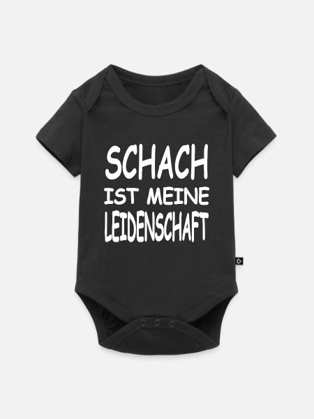 Schach - Baby Premium Kurzarmbody - Schwarz