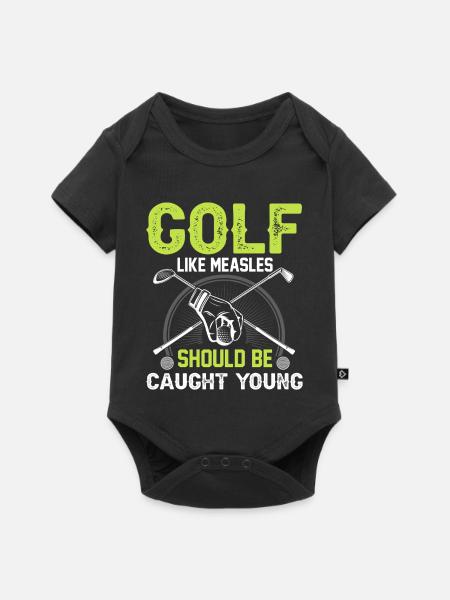 Golf - Baby Premium Kurzarmbody - Schwarz