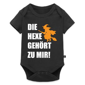 La sorcière m’appartient ! Sorcières drôles Halloween - Body à manches courtes Premium Bébé - noir - Devant
