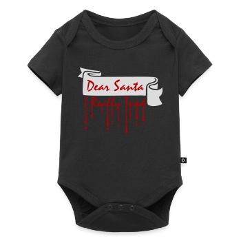 Cher Père Noël, j’ai vraiment essayé l’humour de Noël drôle - Body à manches courtes Premium Bébé - noir - Devant