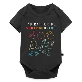 Scrapbook Scrapbooking - Body à manches courtes Premium Bébé - noir - Devant