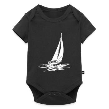 Sailboat Design Sailor Love Sailing - Baby Premium short-sleeve bodysuit - black - Front