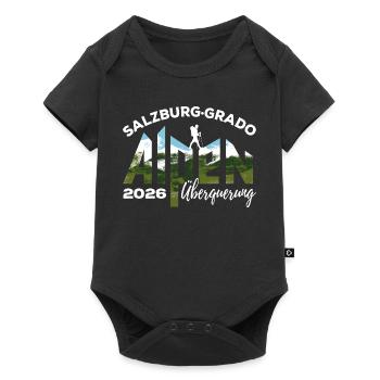 Alpine Crossing Alps 2026 Salzburg Grado Hiking - Baby Premium short-sleeve bodysuit - black - Front