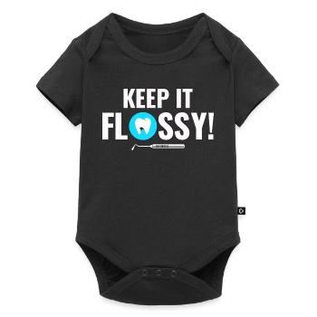 Mouth Engine Care Dentist Team  - Baby Premium short-sleeve bodysuit - black - Front