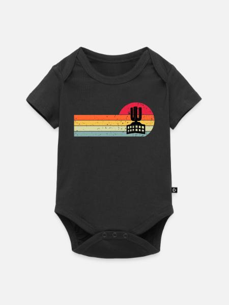 Dortmund U - Baby Premium Kurzarmbody - Schwarz