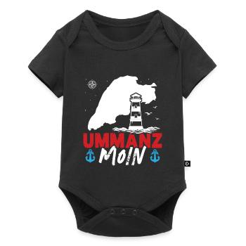 Vacances Mer Baltique UMMANZ MOIN Drôle - Body à manches courtes Premium Bébé - noir - Devant