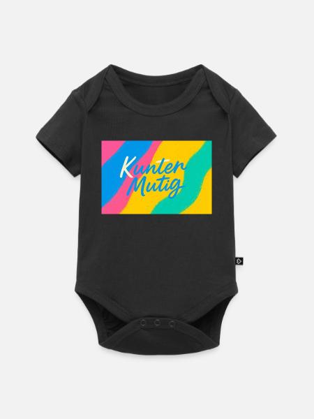 Kunter Mutig Farbrausch - Baby Premium Kurzarmbody - Schwarz