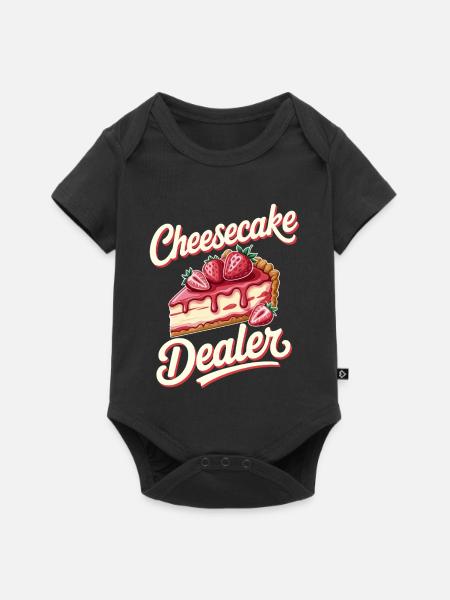 Kuchen - Baby Premium Kurzarmbody - Schwarz