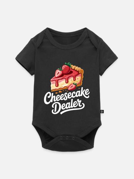 Kuchen - Baby Premium Kurzarmbody - Schwarz