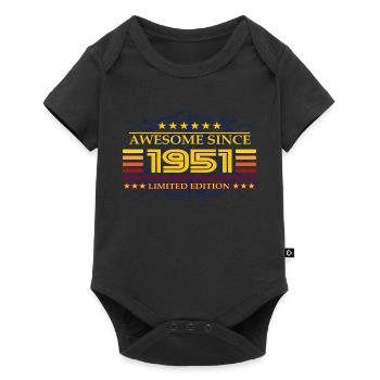 Awesome since 1951 Limited Edition - Baby Premium short-sleeve bodysuit - black - Front