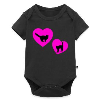 feline - Baby Premium short-sleeve bodysuit - black - Front