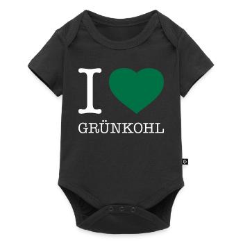 I love kale - Baby Premium short-sleeve bodysuit - black - Front