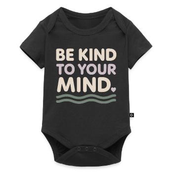 Mental health awareness, - Baby Premium short-sleeve bodysuit - black - Front