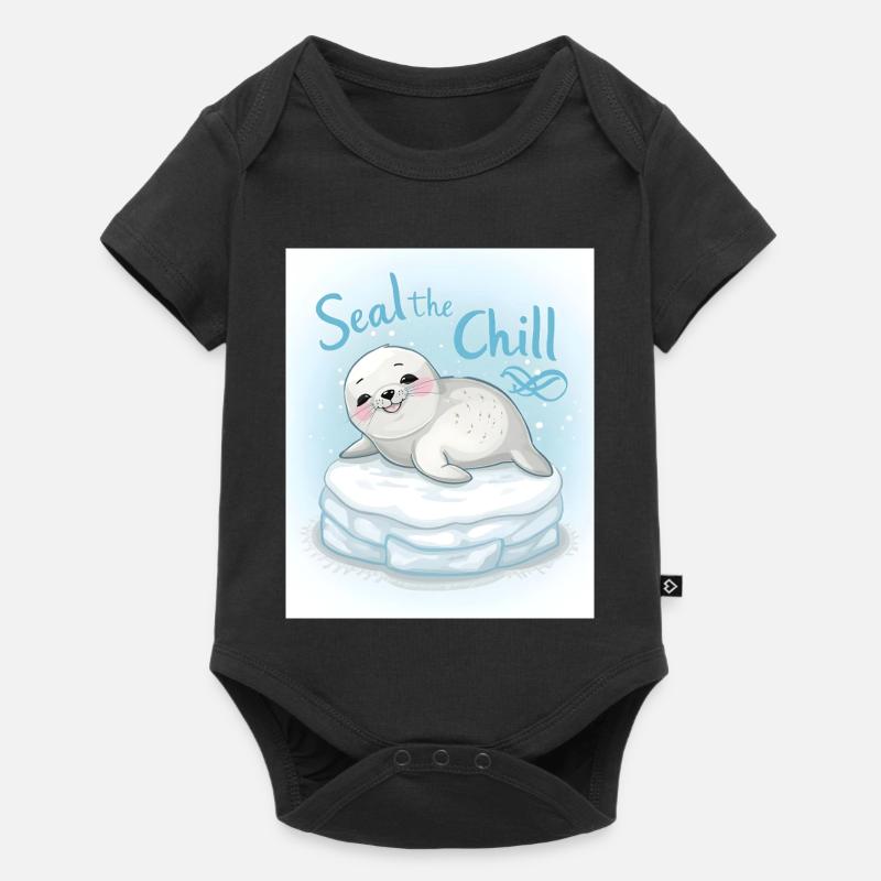 Scellez le froid - Body à manches courtes Premium Bébé - noir