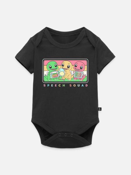 Logopädie Sprachtherapeut Logopäde - Baby Premium Kurzarmbody - Schwarz