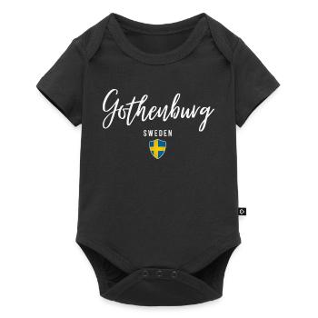 Göteborg, Suède, design élégant - Body à manches courtes Premium Bébé - noir - Devant